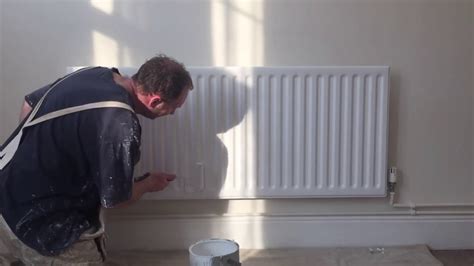 paint metal box radiator white|painting radiators with rollers.